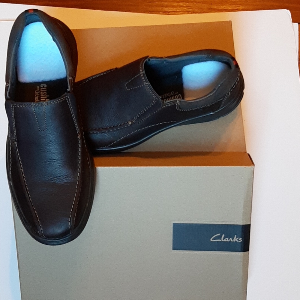 Mens Brown Clark's Contrell Step